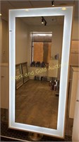 Double Sided Lighted Salon Mirror