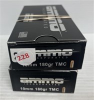 (100) Rounds of Ammo Inc. 10mm TMC.