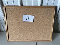 Pin Board with Wood Frame