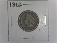 1862 Indian Head Cent