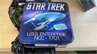 STAR TREK USS ENTERPRISE NCC-1701 SQ TIN TOTE