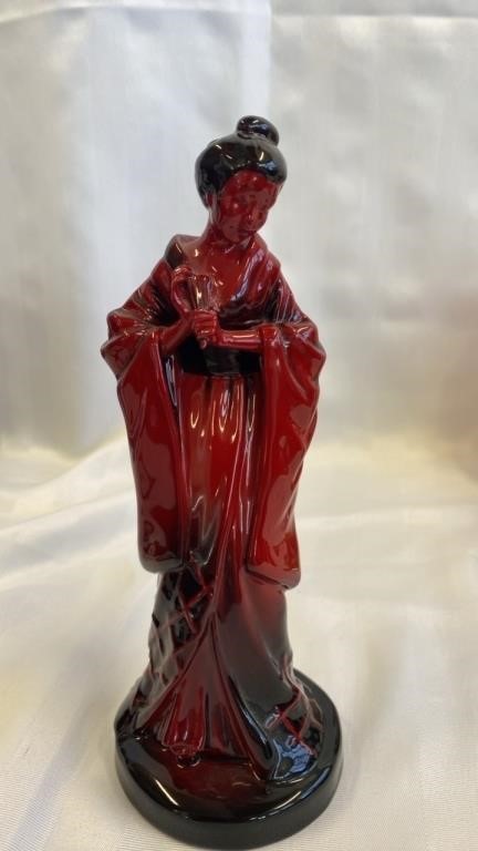 Royal Doulton flambe figurine the geisha