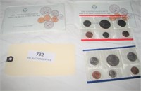 Two 1989 US Mint Uncirculated Coin Sets