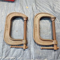 TWO C-CLAMPS