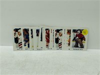 assorted old hockey cards