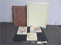 3 Scrapbooks Packed With Greeting Cards