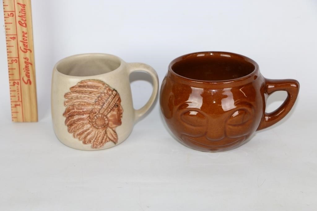 Indian Chief Mug and Face Mug