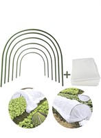 6PCS GREENHOUSE HOOPS RUST-FREE GROW TUNNEL, 4FT