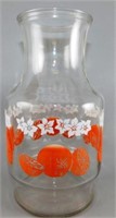 156 Vintage Glass Juice Jug #2 on Bottom 9 x 5