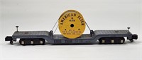 AMERICAN FLYER 7210 DEPRESSED FLAT CAR W/ CABLE