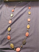 Beautiful colored stone necklace