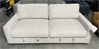 Thomasville Fabric Sofa with Storage Seats
