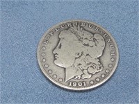 1901-O Morgan Silver Dollar 90% Silver