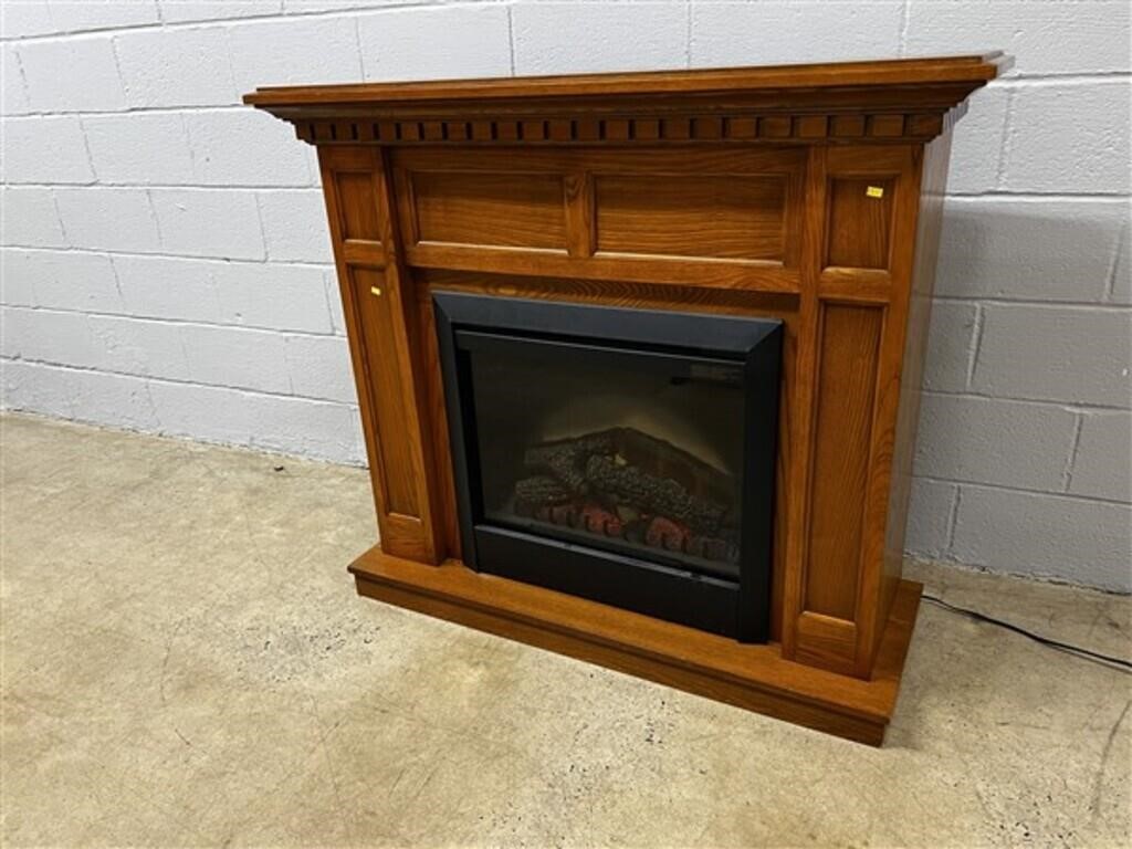 Oak Framed Electric Fireplace