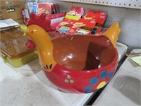 STUDIO HOME BAJA COLLECTION CERAMIC ROOSTER BOWL