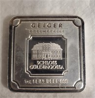 Geiger Edelmetalle 1oz Fine Silver Bar
