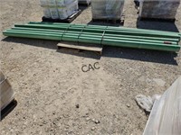 Pallet Lot of Green Piping