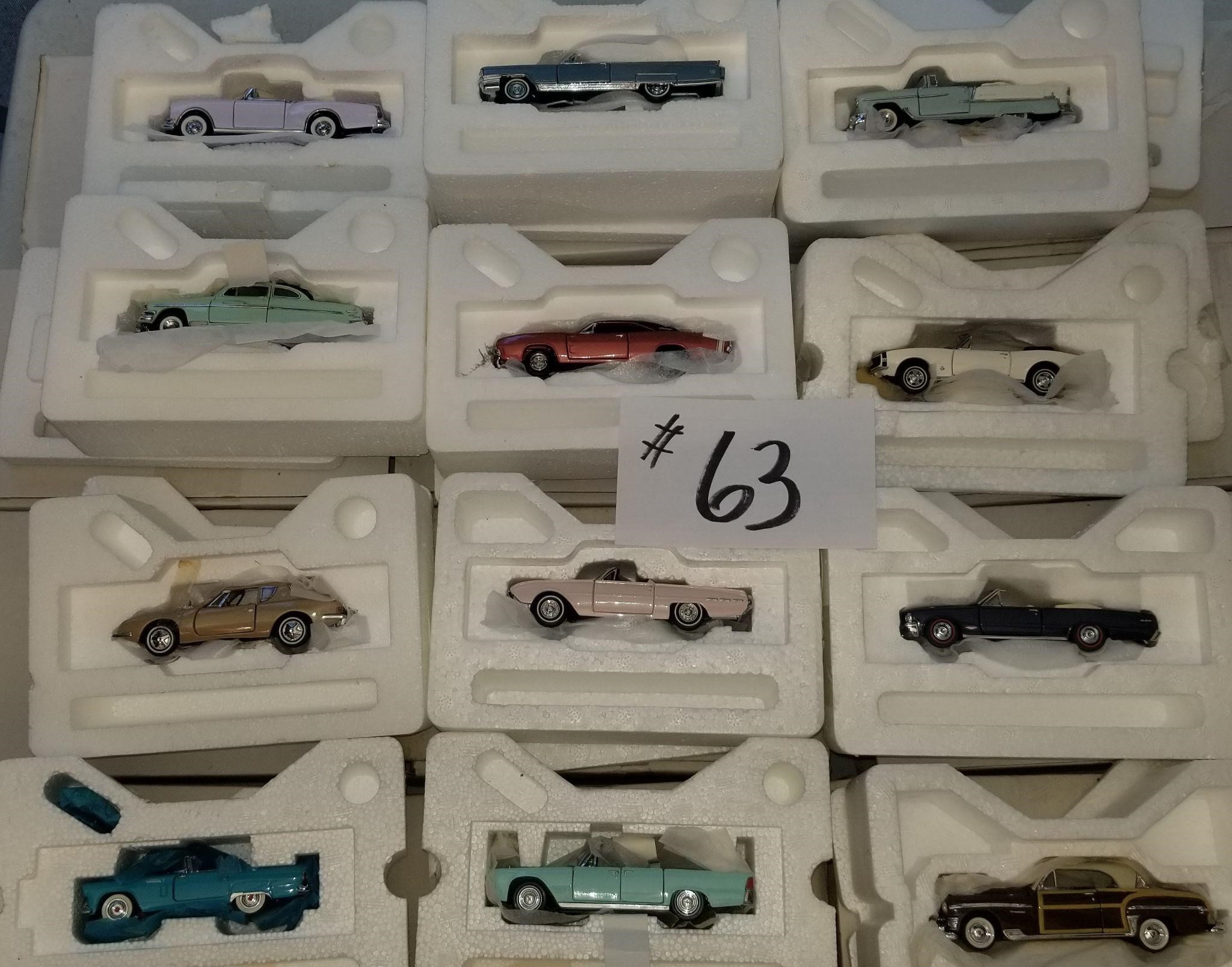 12 1988 Die Cast Metal Cars