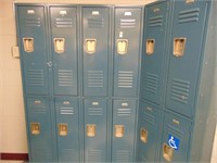 12 lockers
