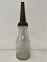 ATLANTIC 1 Quart Oil Bottle With Tin Top