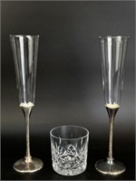 Waterford Champagne Flutes and Glass