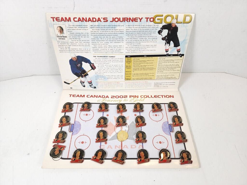 Team Canada 2002 Official Pin Collection