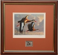 James Hautman, Black Bellied Duck Stamp & Art 1989