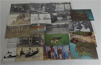 Lot of Vintage L.L Cook Co. Fishing Post Cards