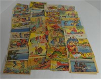 Large Lot Vintage Colortone Fishing Postcards