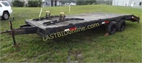 Tandem Axle Deck-over Flatbed Trailer