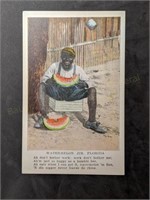 Antique Black Americana postcard