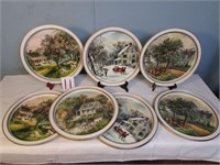 Currier & Ives Trays