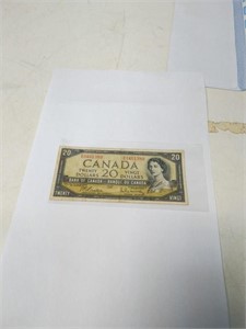 1954 CANADA TWENTY DOLLAR BILL