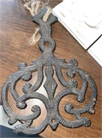 1949 Cast Iron Butterfly Reproduction Trivet