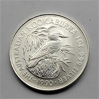 KOOKABURRA 1 OZ SILVER $5 AUSTRALIA COIN