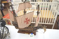 Vintage model ship