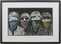 BEATLES BANDANNA BY BANKSY