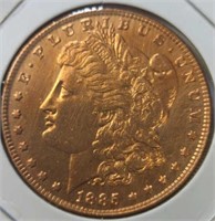 .999 fine copper one AVDP ounce Morgan