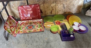 Large party Trays and Outdoor Dishes