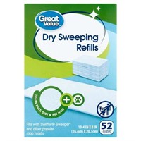 Great Value Dry Sweeping Cloth Refills( 2 boxes)