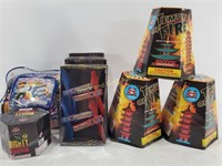 Assortment of Fireworks, Sparklers, & More