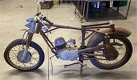 Antique Full Size Rustic Motorcycle
