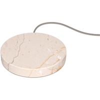 Eggtronic Einova Wireless Charging Stone, Cream
