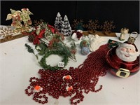 CHRISTMAS DECORATIONS, CANDLE HOLDERS, GARLAND,