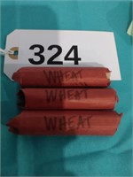 3 Rolls Assorted Wheat Pennies