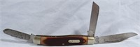 SCHRADE 8 OLD TIMER 3-BLADE POCKET KNIFE