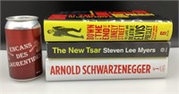 3 livres, Elvis, Poutine et Schwarzenegger
