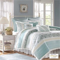 King Stella Comforter Set - Blue $120