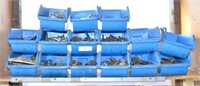 Group Lot of Plastic Hardware Bins - Contents ARE