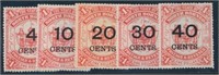 NORTH BORNEO #74-78 MINT FINE-VF H